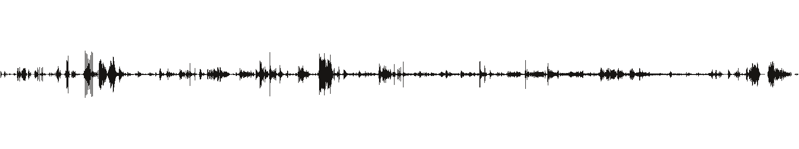 Waveform of the recording